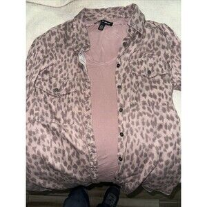 Rose Colored Blouse  Med, Lightweight Jacket Sz  Xs